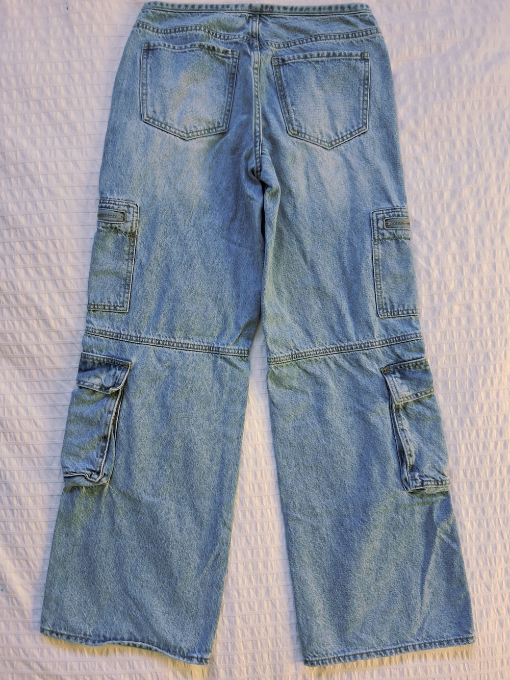 PACSUN - LIGHT WAS CARGO STRAIGHT JEANS🎨🌻☀️ - Picture 3 of 6